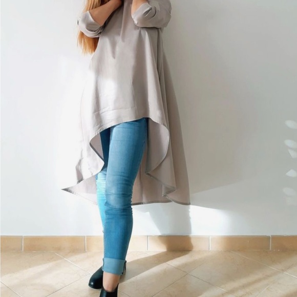 Stylish High-Low Tunic - Picture 1 of 5